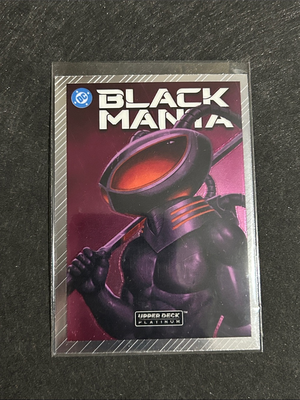2026 Upper Deck Platinum Black Manta Cover Variant insert #VC94 DC trading card